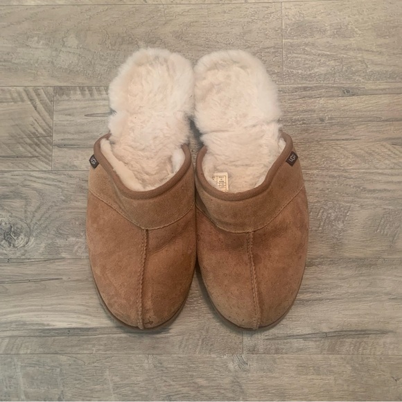 UGG Mens Scuff Suede Sheepskin Slip On Slippers - Picture 10 of 11